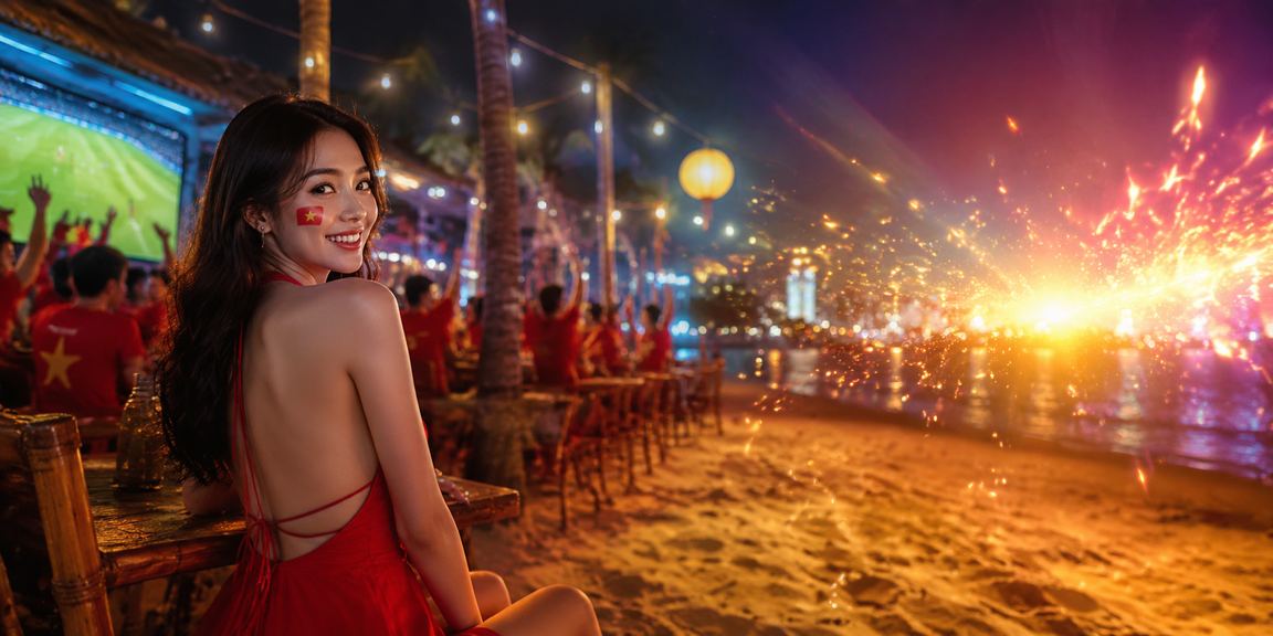 Không khí casino và đặt cược sôi động tại chợ đêm Nha Trang về buổi tối